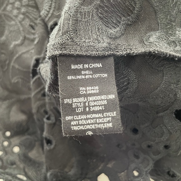 Theory women’s lace cutout blouse size Small - Picture 9 of 11